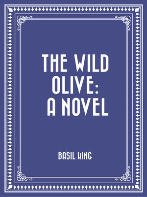 cover image of The Wild Olive